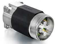 Einbaudose gerade 8 pol. inkl. Stiftkontakte 16mm²