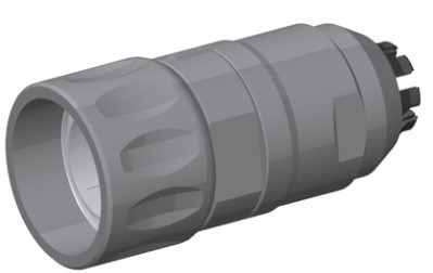 Kabelstecker kunststoffummantelt 17polig P-Teil inkl. Buchsenkontakte Crimp 020.090.1020 variable Klemmung 5,5-12,0mm