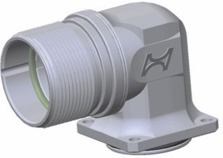 Signal-Einbaudose, abgewinkelt 17-polig ohne. Kontakte