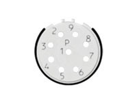 40-0583-000-000 Isolierkörper 9-polig (P-Teil) M23-Signal