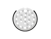 40-0561-000-000 Isolierkörper P-Teil, 16+3-polig