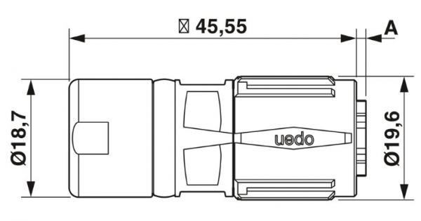 entsprechend Bosch Rexroth, Indramat Leistungsstecker 9polig #R911342407 (09S-ROUN-CON-M-N)