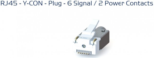 82-00137 Y-Con-RJ45-Stecker 6+2polig