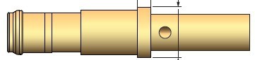 Buchsenkontakt 1,5mm Hyperboloid für Hypertac C-Serie Layout "161", "615"