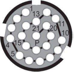 Isolierkörper 21B, 21x0,6mm²