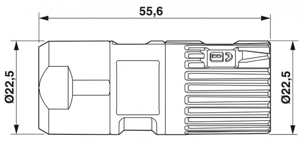 M17-8ES1N8A8004S - Kabelsteckverbinder (1628975)