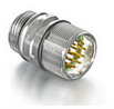 AEA110M04000203000 Einbaudose mit M20x1,5-Montagegewinde 12pol. inkl. Kontakte