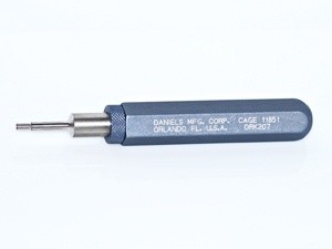 DRK207 Kontakt-Ausbauwerkzeug für 0,6mm Kontakte (auch 020.060.1020 + 021.072.1020) Hypertac S/DEM/6/0060 (SD-0060000006 / S/DEM1/0060)