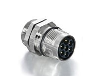 BEA863N0000154A000 Einbaudose gerade 7pol. ohne Kontakte