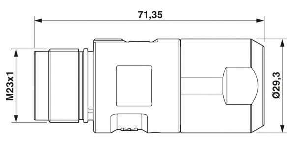 M23-7EP198A9L24S - Kabelsteckverbinder 199_58_100 -1628782