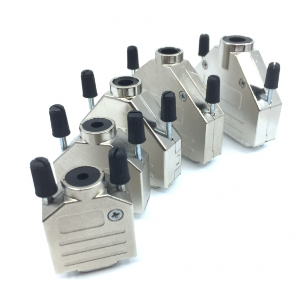 DTZK25 D-Sub Gehäuse 25pol/HD44pol (Gr. 3) Metall, mit 180°, , alternativ zu FMK3G
