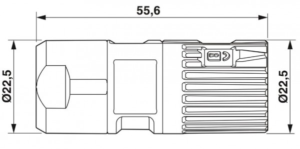 M17-6ES1N8A8004S - Kabelsteckverbinder (1628987)
