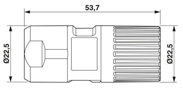 M17-17S1N8A8004S - Kabelsteckverbinder 17pol (1629005)