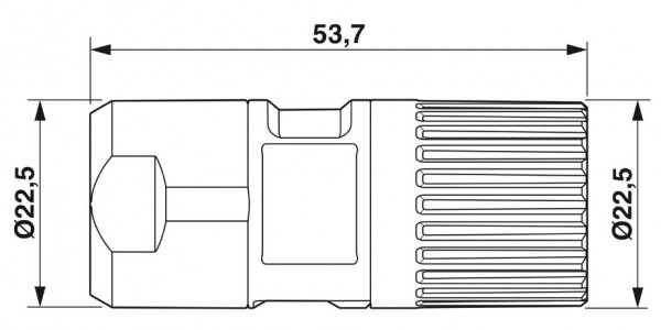 M17-17S1N8A8004 -  Kabelsteckverbinder 17pol (1629047)