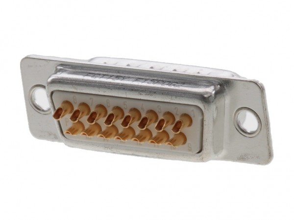 172704-0166 D-Sub Stiftstecker 15pol. Löt, G2 = 200 Steckzyklen (Molex 172704-0166) DSUB - 172704-0166