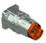 HEC429F13000200000 Hybrid-Einbaudose 5+2polig, inkl. Kontakte Code 8