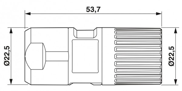 M17-17S1N8A8004 - Kabelsteckverbinder 17pol (1629047)