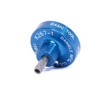 K267-1 Positionierer für M22520/2-01, passend für folgende Kontakte: M24308/14, M24308/15, M39029/65-370, M39029/65-371, M39029/66-372, M39029/66-373.