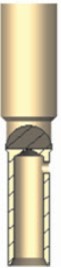 Kontaktbuchse "B" 2,00mm Crimp 0,50-1,50mm² / AWG20-16