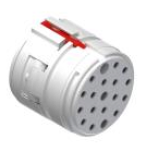 40-0278-000-000 Isolierkörper P-Teil, 16+3-pol Erdungsfeder