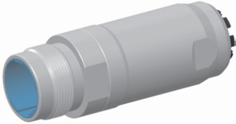 Kabelkupplung 6polig E-Teil inkl. Stiftkontakte Crimp 021.279.1020 variable Klemmung 7,7-14,5mm