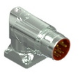 AGC052N00001100000 Einbaudose abgew., drehbar, ohne Kontakte