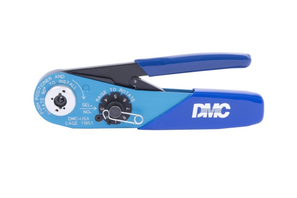 360X21079X-A CONEC entsprechend, Crimpzange AWG 32-20, blau für D-Sub und Koax Kontakte