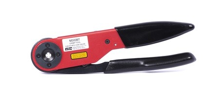 M300BT Hand-Crimpzange groß, rot für gedrehte Leistungskontakte AWG 14-6 (etwa 2-13mm²), ohne Positionierer, passender Prüfdorn G394 (Selektoreinstellung 4) - auch in pneumatisch oder akku-hydraulisch erhältlich